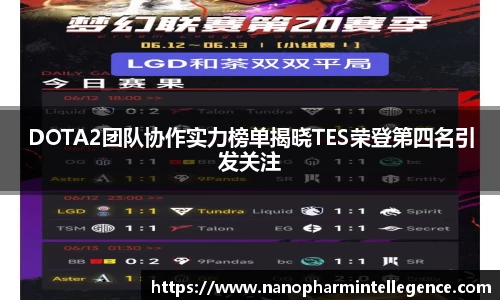 DOTA2团队协作实力榜单揭晓TES荣登第四名引发关注